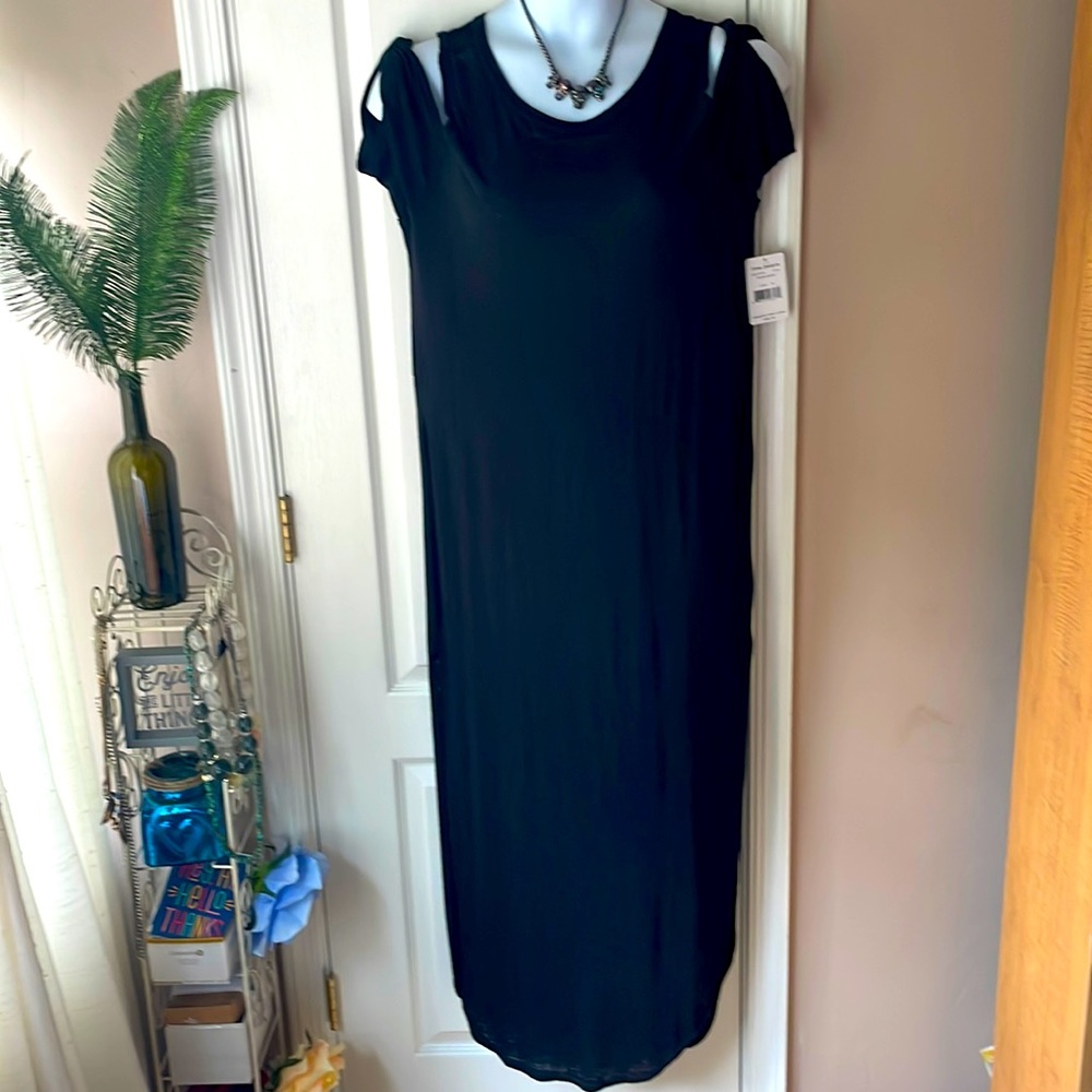 Free People Black Maxi Dress NWT